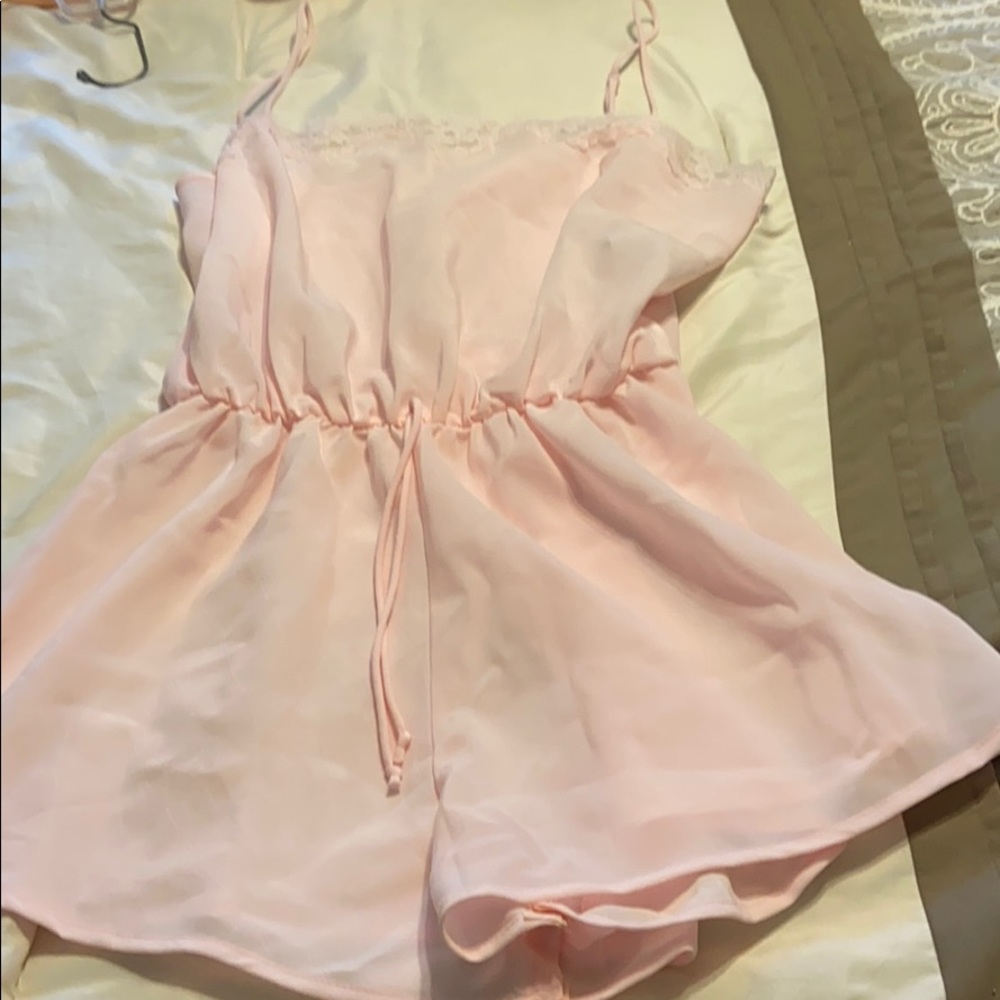 Pink lingerie